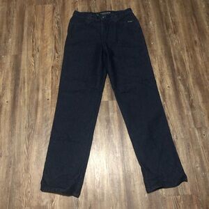 Rockies Relaxed Fit Straight Leg Jeans Women's 9/29 Dark Blue Western Bareback